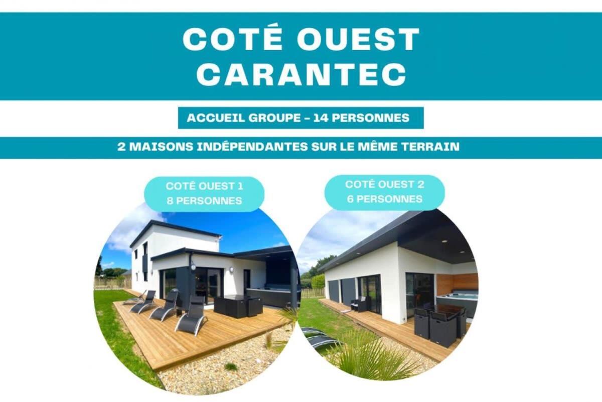 Carantec 4 Stars Villa With Jacuzzi And Garden For 8 Persons ภายนอก รูปภาพ